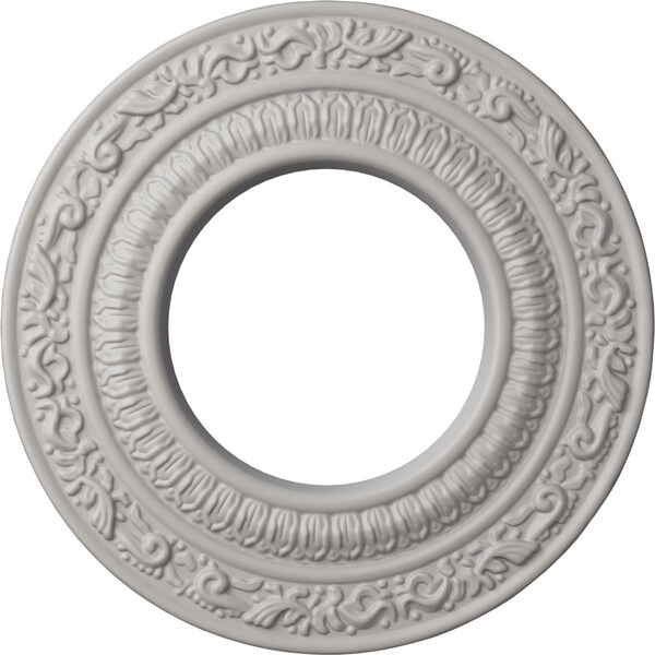 Ekena Millwork Andrea Ceiling Medallion (Fits Canopies up to 4 1/8"), 8 1/8"OD x 4 1/8"ID x 1/2"P, Ultra Pure White CM08ADUWF - main